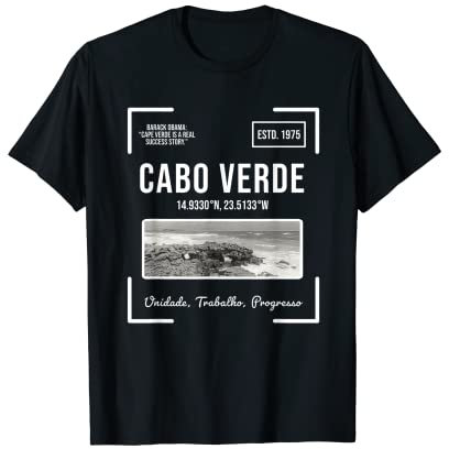 Cape Verdean Kleidung: Cabo Verde | Nos e Kriol T-Shirt