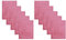 Betz 10 Stück Badvorleger Badematte Badteppich Duschvorleger Frottee Premium 100% Baumwolle Größe 50x70 cm Qualität 650g/m² Farbe Altrosa