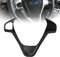 NOZADO 1 x Auto-Reparatur-Zubehör, Auto-Lenkradabdeckungen, Zierleisten-Aufkleber, passend für Ford Fiesta MK7 2009–2017 Ecosport 2012–2017, Pailletten-Dekorrahmen, Autozubehör (Größe: B Typ