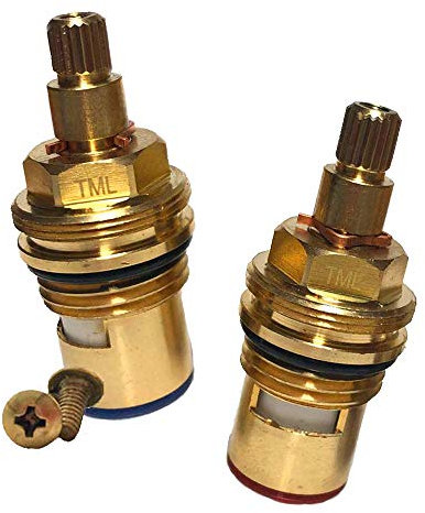 Wasserhahn-Kartuschen-Paar, kompatibel mit Damixa Iona und Narran Heiß- und Kaltventilen