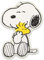 Open Road Brands Peanuts Snoopy und Woodstock Umarmung Wanddekoration - lustige Wandkunst für Kinderzimmer oder Spielzimmer