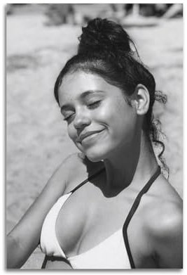 TeDe Jenna Ortega Kunst Wohnzimmer Schlafzimmer Poster Gemälde Dekoratives Gemälde Druck Leinwand Wand 20 x 30 cm ungerahmt