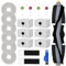 Set di accessori per robot aspirapolvere ECOVACS DEEBOT T20 OMNI / T20e OMNI, 6 sacchetti antibatterici, 6 panni per la pulizia, 1 spazzola principale, 2 filtri, 4 spazzole laterali, ricambi robot