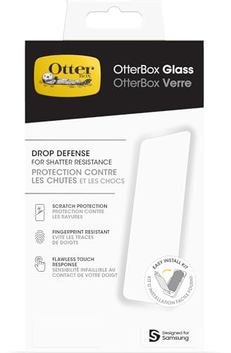 Otterbox Protecteur d'écran Glass pour Samsung Galaxy A15 / A15 5G, Verre trempé, protection contre les rayures, protection contre les chutes pour une protection contre les éclats