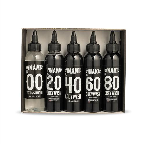 Dynamic Tattoo Ink - 4oz Greywash Set