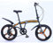 ASIAD Two Klapprad 20 Zoll mit Schnelles Faltsystem (10 Sek), Doppelscheibenbremse, Kohlenstoffstahl, U-Förmige Vordergabel,Grau,A