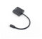 Gadpiparty USB Type-c Zu Vga Adapterkabel Videoausgang Für Tv Monitor Und Projektor Für Laptops Verstärkter Schwarz Für Smartphones Geeignet