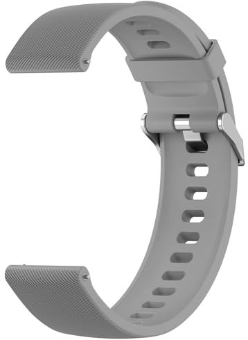 Mugust Armband für Garmin Venu 2 Armband/Venu 3, 22mm Verstellbarer klassischer Sport Ersatzarmband mit Vivoactive 4/Forerunner 255/Forerunner 265 (Grau)