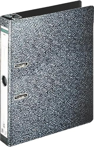 Centra Leitz Hängeordner, A4, 20er Pack, Rückenbreite 5,5 cm, Griffloch, Hartpappe (RC), Hängeschwenkbügel aus Kunststoff (POM), Schwarz, 280110