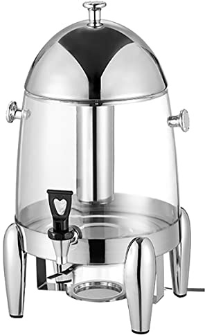 NIYNRDE Gastro-Urne, kommerziell, 2,8 Gallonen, 400 W, Warmwasserspender mit Deckel, für Hotels, Buffets und Veranstaltungen mit Catering/transparent, B