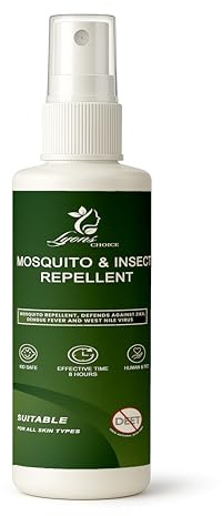 Mosquito Repellent Spray – Plant-Based Ingredients, DEET-Free Formula, 100ml – Gentle and Skin-Safe Insect Repellent for Kids & Adults – Quick-Dry Bug Spray for Outdoor Use, Travel & Camping