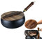 Genérico Wok sin, sartén grande sin palos, gallineros de inducción con la bandeja de cocina resistente al calor, una bandeja de salteada profunda, una gran capacidad para cocinar platos asiáticos