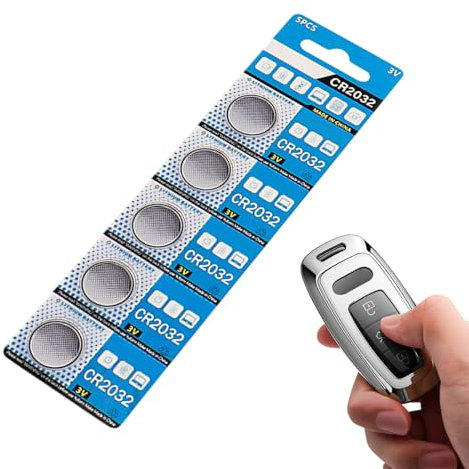 Lot de 5 petites piles bouton au lithium manganèse | Piles bouton longue durée 3 V | Petites cellules de batterie électronique pour montre jouet clé de voiture pour télécommandes balances