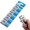 Lot de 5 petites piles bouton au lithium manganèse | Piles bouton longue durée 3 V | Petites cellules de batterie électronique pour montre jouet clé de voiture pour télécommandes balances