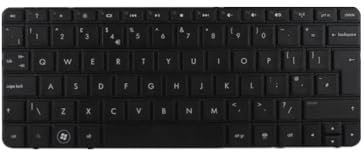 Tastiera del laptop Per For HP MINI 110-4100 Nero UK English Layout