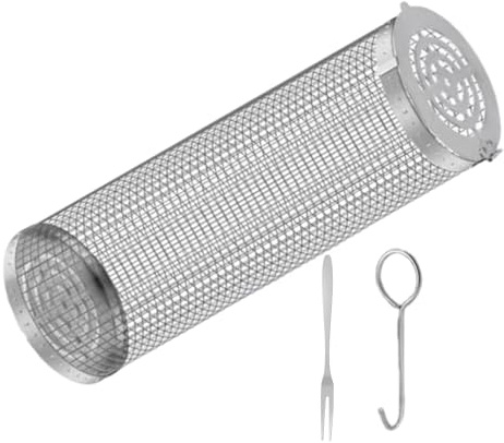 Gemüsekorb für Grill | Kochtkorb mit Anti-Stick für Grillen im Freien, Korb mit Gemüsehandel, Brathähnchen und Steak