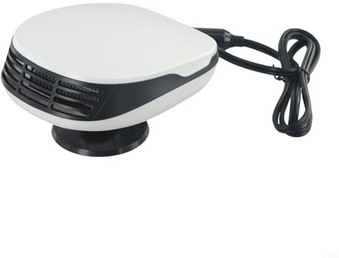 FACAIIO Chauffage électrique de voiture 120 W DC 12 V - Rotation à degrés - Désembuage - Désembuage - Double usage - Ventilateurs chauds et froids