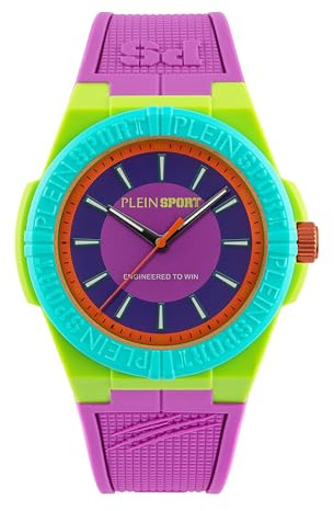 Plein Sport Unisex Uhr Analog Quarz LASERSTRIKE Silikon