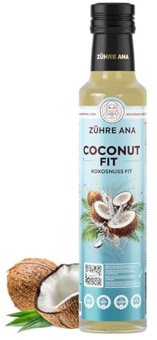 Zühre Ana Coconut Fit Getränk mit Kokosaroma – Tropischer Geschmack, vielseitig verwendbar, ideal für Getränke, Smoothies & Rezepte – 250 ml