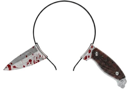 Headband Cleaver Horror Props Funny Horror Bloody Headpiece