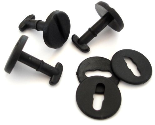 10 x Remaches Plásticos - De Piso Alfombra Estera Clips - Coche Grapas