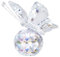 H&D HYALINE & DORA Farfalla volante in cristallo con base a sfera di vetro Collezione di figurine Ornamento Statua Animale da collezione (trasparente)