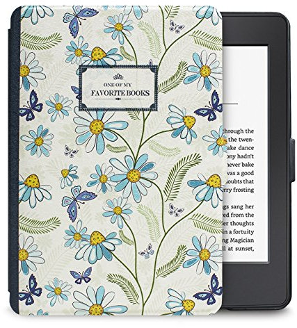 WALNEW Case for Kindle Paperwhite 5th/6th Generation,Ultra Light &Thinnest Premium Slim Cover for Amazon Kindle Paperwhite 2012/2013/2015 with Magnetic Auto Sleep/Wake Function (Natural Book)