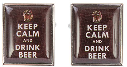 Zennor Karamell behalten Ruhe und trinken Bier Manschettenknöpfe