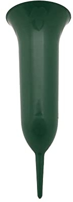 MePla - Grabvase Blatt grün, Länge:31 cm