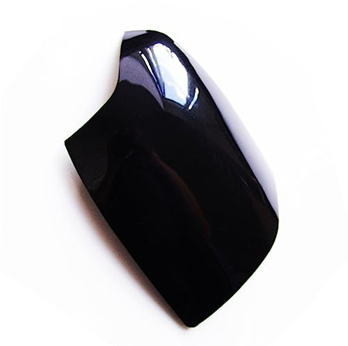 UNDERGROUND PARTS Right Drivers Side Wing Mirror Cover Metallic Black for Ford Focus mk2