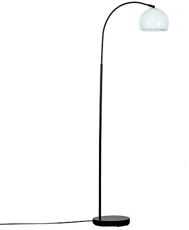 MiniSun | Modern Designer Style Black Floor Lamp with a Gloss Pale Blue Light Shade | Floor Lamps & Torchieres, Home Décor & Improvement Essential