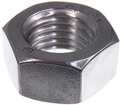 Dado SECCARO M24, acciaio inox V2A VA A2, DIN 934 / ISO 4032, esagono, 20 pezzi