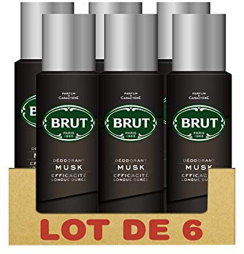 Brut Herren-Deodorant, Spray 200 ml, 6er-Pack