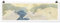 Bilderwelten Poster Wanddekoration Ozean und Wüste II Panorama Querformat, Glänzend 30 x 90cm