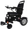 Super Heavy Duty Electric Wheelchair by KWK / 180KG Capacity/Lithium ION Batteries/Extra Powerful/ONLY 26.50KG / VAT Relief Price/ 2 Years Warranty/UK Express Shipment (D09 Black XL)