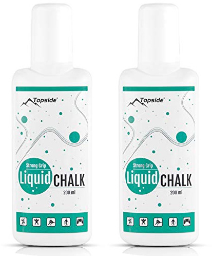 TOPSIDE ® Liquid Chalk 200ml - Bester Grip fürs Klettern, Bouldern oder Hantelstange - unsere Flüssigkreide riecht angenehm & hält Lange