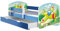 ACMA Kinderbett Jugendbett mit Einer Schublade und Matratze Blau mit Rausfallschutz Lattenrost II 140x70 160x80 180x80 (29 Flugzeug, 180x80 + Bettkasten)