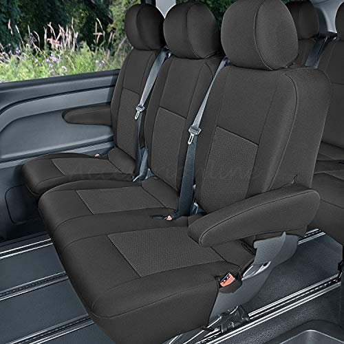 Accesorionline Sitzbezüge für Vito ab 2014 - 100 % passgenau, höchste Qualität W447 (Vito seit 2014 (Hinterreihe))