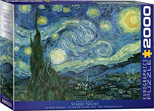 empireposter Vincent Van Gogh - Sternennacht - 2000 Teile Puzzle Format 67,6x96,8 cm