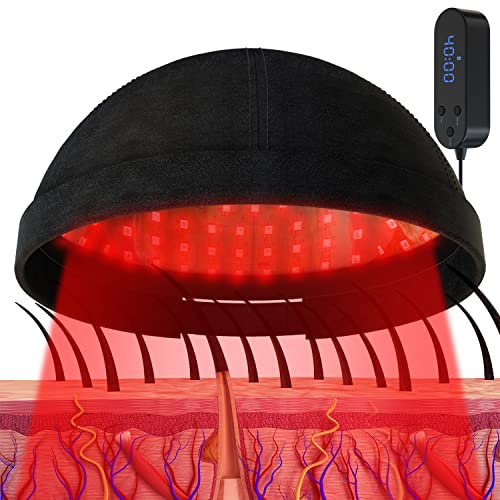 KTS Sistema de terapia láser para el crecimiento del cabello, casco y sombrero para el crecimiento del cabello para hombres y mujeres, tratamiento de pérdida de cabello para adelgazamiento del cabello