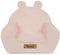 Flumi Personalisierte Kindersessel – Babysessel - Kindersitz fur Kinderzimmer Spielzimmer – Mikrofaser Sessel mit Gravur Kindername (ROT)
