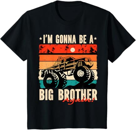 Ich werde (WIEDER!) ein großer Bruder sein Monstertruck Bruder T-Shirt