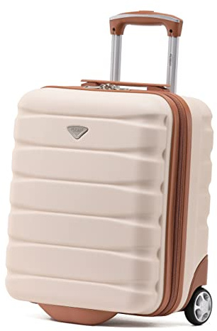 Flight Knight Koffer Leichter 2-Rad-ABS-Hartschalenkoffer Handgepack Zugelassen Fur 100 Fluggesellschaften British Airways, Ryanair & EasyJet Zugelassenes Kostenloses Handgepack 45x36x20cm