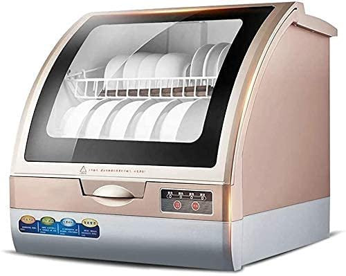 Table Top Dishwasher 6 Place Settings,Home Freestanding Dishwasher Energy-efficient,5L Water Requirement,Basket Extra Dish Rack Storage