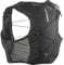 Salomon Active Skin 4 No Flasks Unisex-Hydrationsweste Trail running Wandern MTB, Kompatibel mit weichen Trinkflaschen (nicht enthalten), Einfache Flüssigkeitszufuhr, Präzise Passform, Schwarz, M