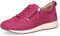 CAPRICE Damen Sneaker flach aus Leder mit Reißverschluss, Lila (Fuchsia Suede), 39 EU