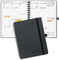 POPRUN Kalender 2024 Wochenplaner 22 x 16,5 cm, 12-Monate-Terminplaner Ringbuch (Jan.2024-Dez.2024), Planer 1 Woche 2 Seite mit Softcover, 100 GSM Zertifiziertem Papier - Schwarz