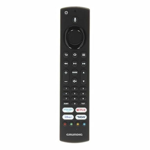LUTH Premium Profi Parts Kompatibel mit Grundig Fernbedienung mit Sprachsteuerung Ald187R-4 für Fernseher Tv
