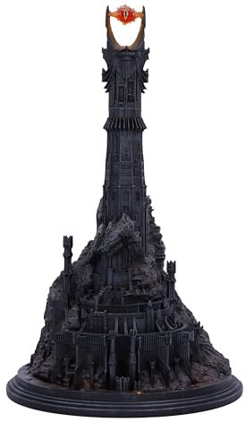 Nemesis Now Herr der Ringe Barad Dur Rückfluss-Räuchergefäß 26,5 cm, Harz, schwarz, offiziell Lizenziertes Herr der Ringe Sauron™ Merchandise, aus feinstem Harz gegossen, fachmännisch handbemalt