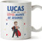 MUGFFINS Tazas Personalizadas para AGENTE DE SEGUROS hombre - En Español - ¡Eres Súper! - 11 oz / 330 ml - Regalo Personalizable original y divertido